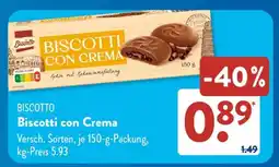 Aldi Süd Biscotti con Crema Angebot