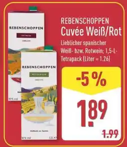 Aldi Nord REBENSCHOPPEN Cuvée Weiß/Rot Angebot