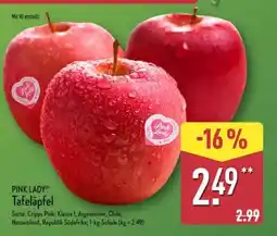 Aldi Nord PINK LADY Tafeläpfel Angebot