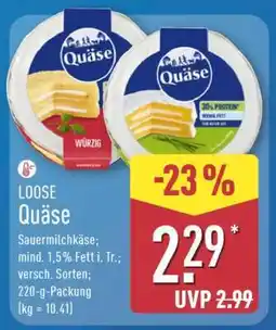 Aldi Nord Loose Quäse Angebot