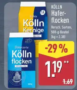 Aldi Nord KÖLLN Haferflocken Angebot