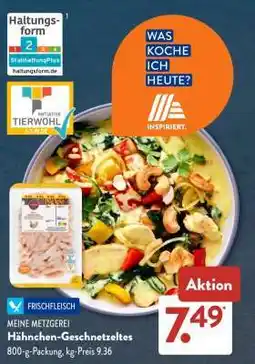 Aldi Süd Hähnchen Geschnetzeltes Angebot