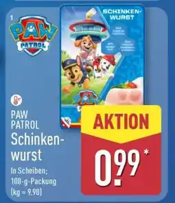 Aldi Nord Paw Patrol Schinkenwurst Angebot