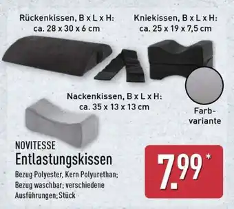 Aldi Nord NOVITESSE Entlastungskissen Angebot