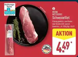 Aldi Nord MEINE METZGEREI Schweinefilet Angebot