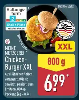 Aldi Nord MEINE METZGEREI Chicken-Burger XXL Angebot