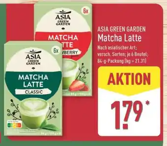 Aldi Nord ASIA GREEN GARDEN Matcha Latte Angebot