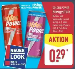 Aldi Nord GOLDEN POWER Energydrink Angebot