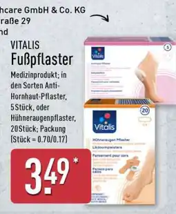 Aldi Nord VITALIS Fußpflaster Angebot