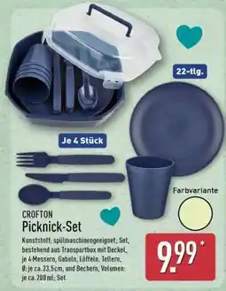 Aldi Nord CROFTON Picknick-Set Angebot