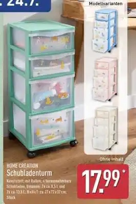 Aldi Nord HOME CREATION Schubladenturm Angebot