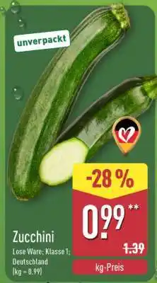 Aldi Nord Zucchini Angebot