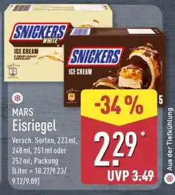 Aldi Nord MARS Eisriegel Angebot