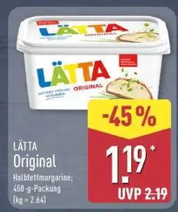 Aldi Nord LÄTTA Original Angebot