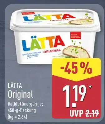 Aldi Nord LÄTTA Original Angebot