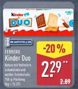 Aldi Nord kinder DUO Angebot