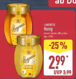 Aldi Nord Langnese Honig Angebot