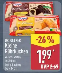 Aldi Nord DR. OETKER Kleine Rührkuchen Angebot
