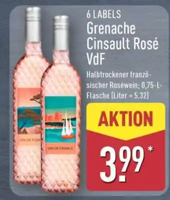 Aldi Nord Grenache Cinsault Rosé VdF Angebot