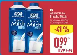 Aldi Nord Weihenstephan frische Milch Angebot