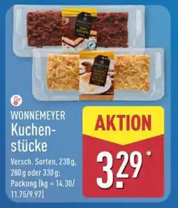 Aldi Nord WONNEMEYER Kuchenstücke Angebot