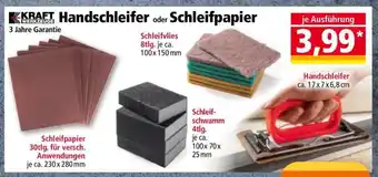 Norma Handschleifer oder Schleifpapier Angebot