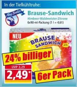 Norma Brause-Sandwich Angebot