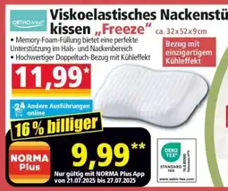 Norma Viskoelastisches Nackenstützkissen „Freeze“ Angebot
