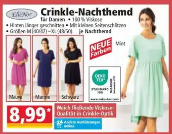 Norma Crinkle-Nachthemd Angebot