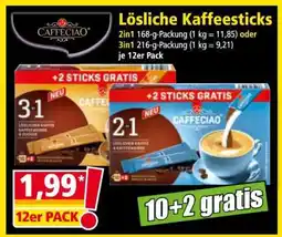 Norma Lösliche Kaffeesticks Angebot