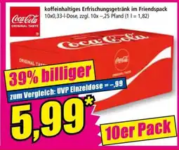 Norma koffeinhaltiges Erfrischungsgetränk im Friendspack Angebot