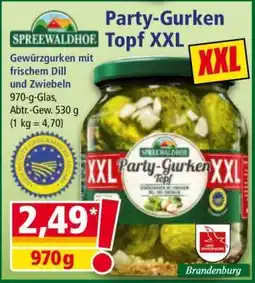 Norma Party-Gurken Topf XXL Angebot