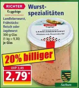 Norma Landleberwurst, Frühstücksfleisch oder Jagdwurst Angebot