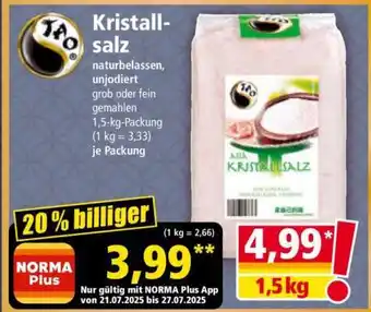 Norma Kristallsalz Angebot