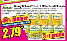 Norma Kidney Bohnen/Erbsen & Möhrchen/Goldmais Angebot