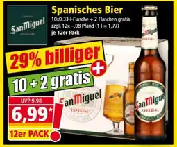 Norma Spanisches Bier Angebot