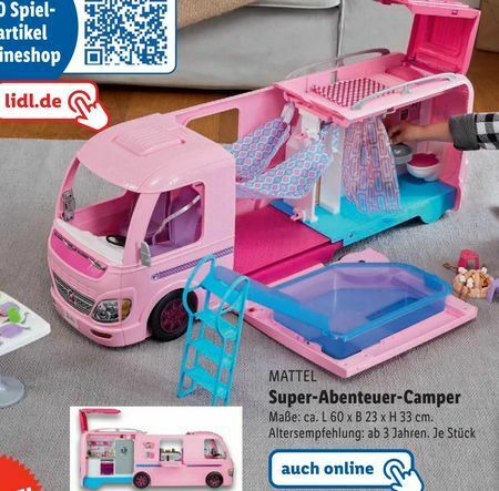 Lidl discount barbie camper