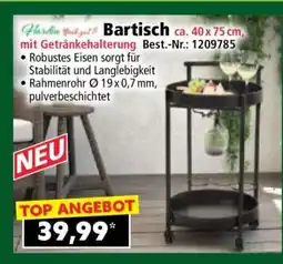 Norma Bartisch ca. 40 x 75 cm, mit Getränkehalterung Angebot