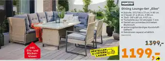 Globus Baumarkt PRIMASTER Dining Lounge-Set „Elba❝ Angebot