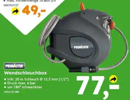 Globus Baumarkt PRIMASTER Wandschlauchbox Angebot