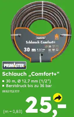 Globus Baumarkt PRIMASTER Schlauch „,Comfort+" Angebot