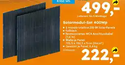 Globus Baumarkt Solarmodul-Set 400Wp Angebot