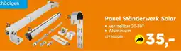 Globus Baumarkt Panel Ständerwerk Solar Angebot