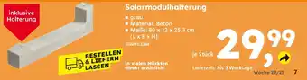 Globus Baumarkt Solarmodulhalterung je Stück Angebot