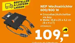 Globus Baumarkt NEP Wechselrichter 600/800 W Angebot