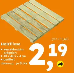 Globus Baumarkt Holzfliese Angebot