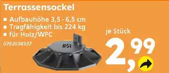 Globus Baumarkt Terrassensockel Angebot