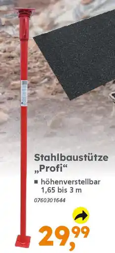Globus Baumarkt Stahlbaustütze „Profi“ Angebot