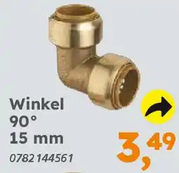 Globus Baumarkt Rotguss zum Stecken Winkel 90 Angebot