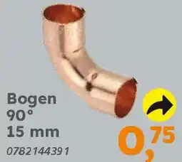 Globus Baumarkt Kupfer zum Löten Bogen 90° 15 mm Angebot